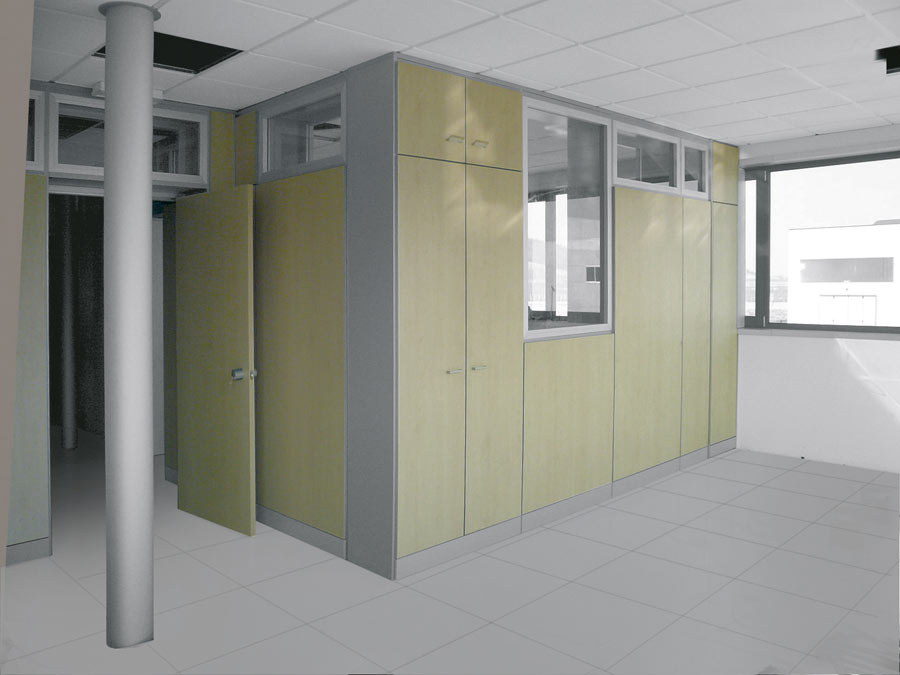 Plafoniere Ufficio Usate : Box uffici per capannoni e magazzini centrufficio